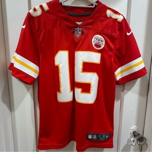 Nike Kansas City Chiefs #15 Patrick Mahomes Red and White Jersey